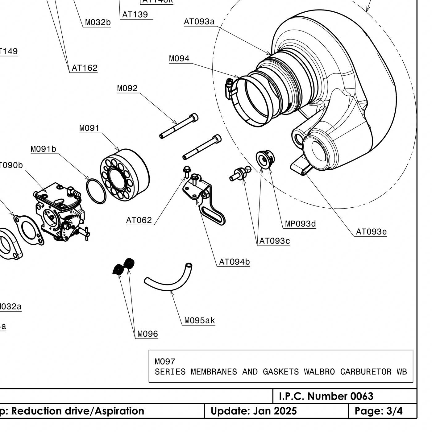 Vittorazi Atom 80 - AT093e - Airbox Sicherheitsriemen mit Scheibe und Niete