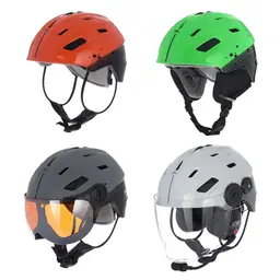 Apco Jetcom Gleitschirm - Paragliding Helm - Superleicht ab 400g,  Halbvisier getönt und Winddicht, EN966 und CE Zulassung Ansicht 2