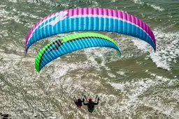 APCO Karisma II PM EN-A / DGAC beginner paraglider and paramotor wing view 2
