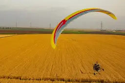 APCO F3 Bi 36 tandem trike paramotor wing - DGAC wing up to 430 kg view 4