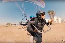 Apco Hybrid tandem paramotor glider - the simplest paramotor tandem view 2