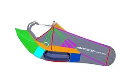Apco Kitto - Super light paraglider recumbent harness view 9