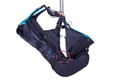 APCO 2Light tandem pilot split-leg harness view 13