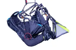 APCO 2Light tandem pilot split-leg harness view 11