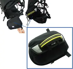 Rescue container for Universal, SLT MKII paramotor harness