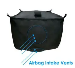 Zip on Airbag für APCO Split Leg Gurtzeug Ansicht 2