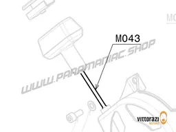 Vittorazi Moster 185 MY25 - M043 - Starter rope 2.20 metres