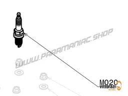 Vittorazi Moster 185 MY25 - M020 - Ignition plug NGK BR9ES