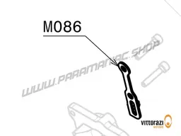 Vittorazi Moster 185 MY25 - M086 - Inox holder for throttle cable