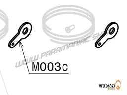 Vittorazi Moster 185 MY25 - M003c - Security cable mounting plate (set of 2)