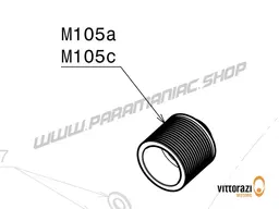 Vittorazi Moster 185 MY25 - M105a - Pinion Ø 44.0 mm with lock nut 10 x 1.25 mm, black