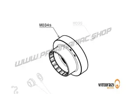 Vittorazi Moster 185 Factory MY25 - M034s - Flywheel (Selettra) with aluminium toothed pulley Integrated