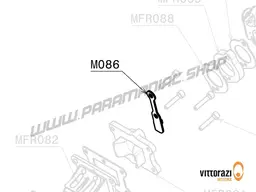Vittorazi Moster 185 Factory MY25 - M086 - Inox bracket for throttle cable