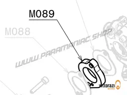 Vittorazi Moster 185 MY22 - M089 - Bakelite gasket for WB carburettor (external pulse circuit)