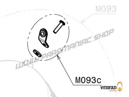 Vittorazi Moster 185 MY25 - M093c - Set mounting plate