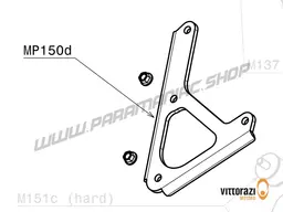 Vittorazi Moster 185 MY25 - MP150d - Exhaust bracket plate to install the MY20 muffler