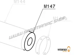 Vittorazi Moster 185 MY22 - M147 - Sound-absorbing material with rivets