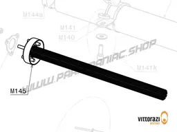 Vittorazi Moster 185 MY22 - M145 - Internal structure silencer