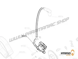 Vittorazi Moster 185 Factory MY25 - M031s - Electronic ignition coil (Selettra) with ignition plug cap and screws
