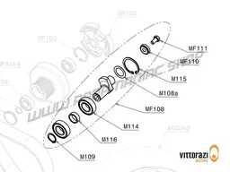Vittorazi Moster 185 Factory MY25 - MF108 - Eccentric mounted with bearing