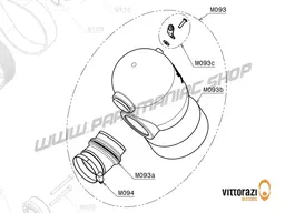 Vittorazi Moster 185 MY22 - M093 - Air box silencer complete