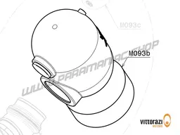 Vittorazi Moster 185 MY25 - M093b - Air box sponge