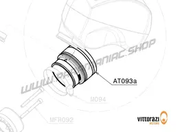 Vittorazi Moster 185 Factory MY25 - AT093a - Air box rubber manifold with integrated sponge