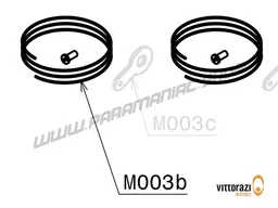Vittorazi Moster 185 MY25 - M003b - Security cable 45 cm and steel crimps (set of 2)