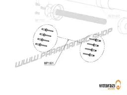 Vittorazi Moster 185 Factory MY25 - MP161 - Inox rivet Ø 5 mm (set of 10)