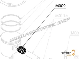 Vittorazi Moster 185 Silent MY25 - M009 - Piston roller bearing
