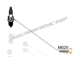 Vittorazi Moster 185 Plus MY25 - M020 - Ignition plug NGK BR9ES