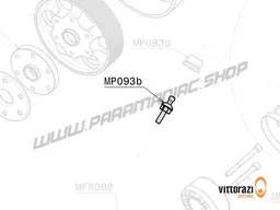 Vittorazi Moster 185 Factory MY25 - MP093b - Set quick release plug and socket Ø 16 mm, grey