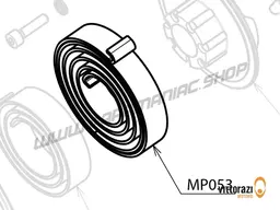 Vittorazi Moster 185 Plus MY25 - MP053 - Light start spring with mounted mounting strap