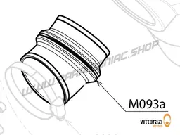 Vittorazi Moster 185 Plus MY25 - M093a - Air box rubber manifold without integrated sponge