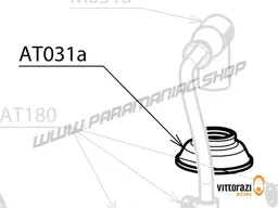 Vittorazi Atom 80 - AT031a - Ignition plug cap rubber flange