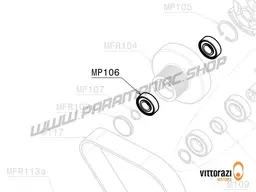 Vittorazi Moster 185 Factory MY25 - MP106 - Bearing 35/15/11 mm - 2Z and Bearing 35/15/11 mm - 2HRS
