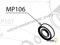 Vittorazi Moster 185 Plus MY25 - MP106 - Bearing 35/15/11 mm - 2Z and Bearing 35/15/11 mm - 2HRS