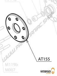 Vittorazi Atom 80 MY25 - AT155 - Flange propeller, orange