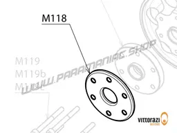 Vittorazi Moster 185 Plus MY25 - M118 - Flange propeller, orange