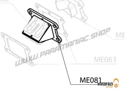 Vittorazi Moster 185 Silent MY25 - ME081 - Reed valve complete with Gaskets (Internal pulse circuit)