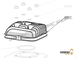 Vittorazi Atom 80 MY22 - AT017 - Cylinder head and O-ring