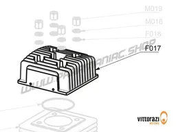 Vittorazi Fly 100 Evo2 MY22 - F017 - Cylinder head and O-ring