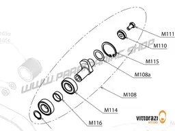 Vittorazi Moster 185 Plus MY25 - M108 - Eccentric mounted with bearing