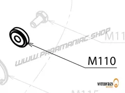 Vittorazi Moster 185 Plus MY25 - M110 - Disc Ø 8 ext. 24 x 5 mm, orange