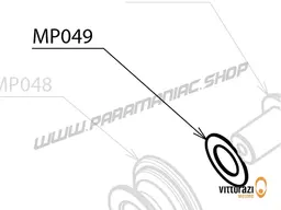 Vittorazi Moster 185 Silent MY25 - MP049 - Shim washer 14 x 24 mm - 0, 3/0, 5 mm DIN 988PS (Set of 2)
