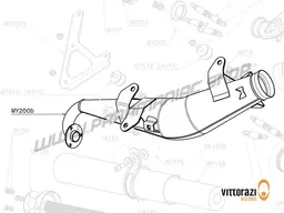 Vittorazi Moster 185 Silent MY20 - MY200b - Exhaust black (tailpipe)