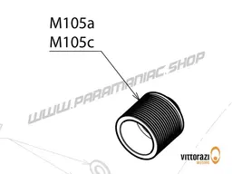 Vittorazi Moster 185 Silent MY25 - M105a - Pinion Ø 44, 0 mm with Lock nut 10 x 1.25 mm, black