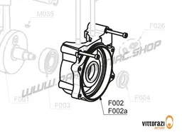 Vittorazi Fly 100 Evo2 First Version - F002 - Engine Case Block, Manual Starter