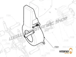 Vittorazi Fly 100 Evo2 First Version - F051 - Carbon-fibre air delivery duct, various Manual starter