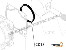 Vittorazi Cosmos 300 MY25 - C013 - Piston ring chromed (Set of 2)